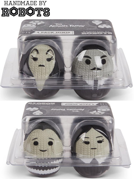 Handmade by Robots The Addams Family Mini Egg Four Pack